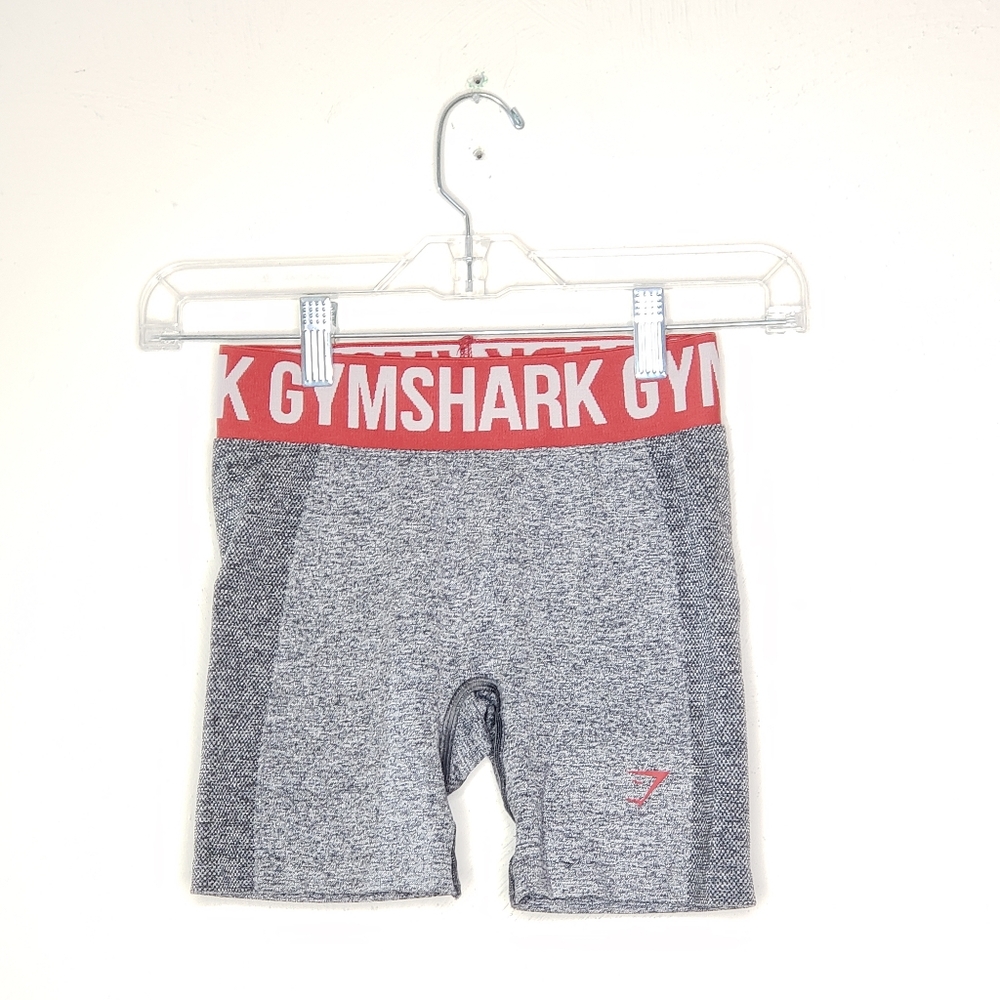Gymshark Flex Shorts In Charcoal And Red Size Xs - image 1